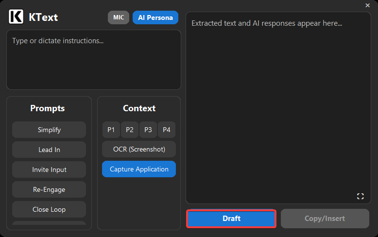 Draft from scratch step 2